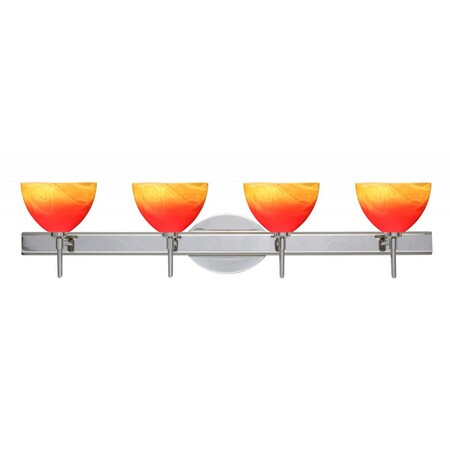 Besa Lighting Besa Wall Brella Chrome Solare 4x40W G9 4SW-4679SL-CR